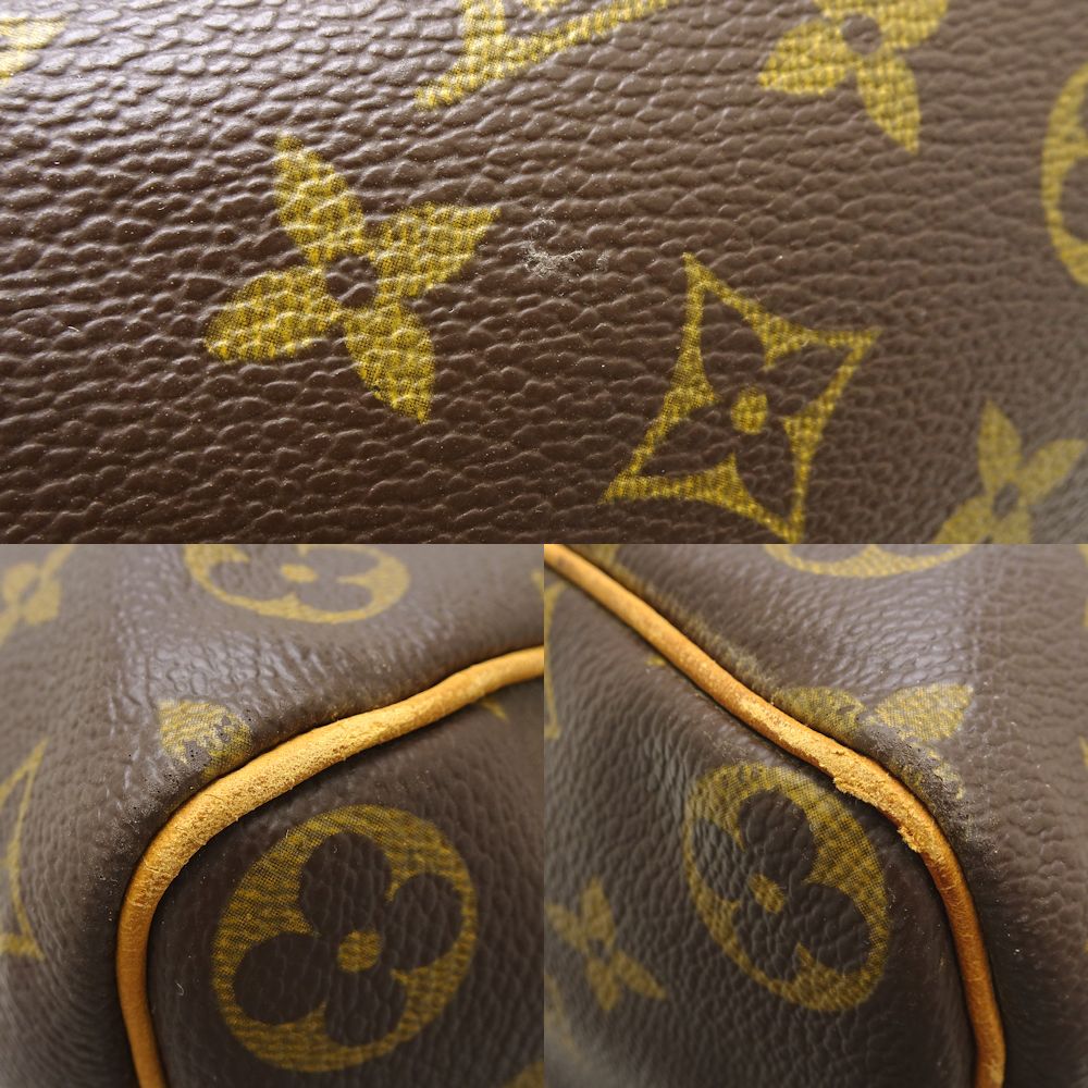 Louis Vuitton Monogram Speedy 35 Handbag Brown
