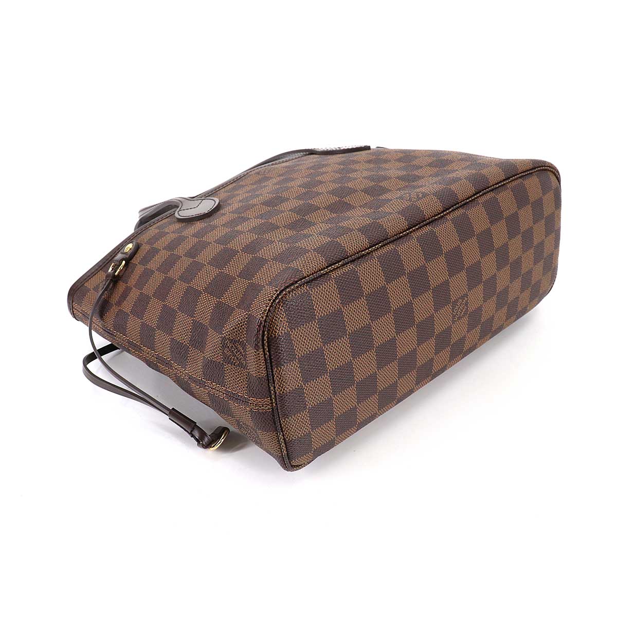 Louis Vuitton Damier Neverfull PM Tote Bag Ebene Brown