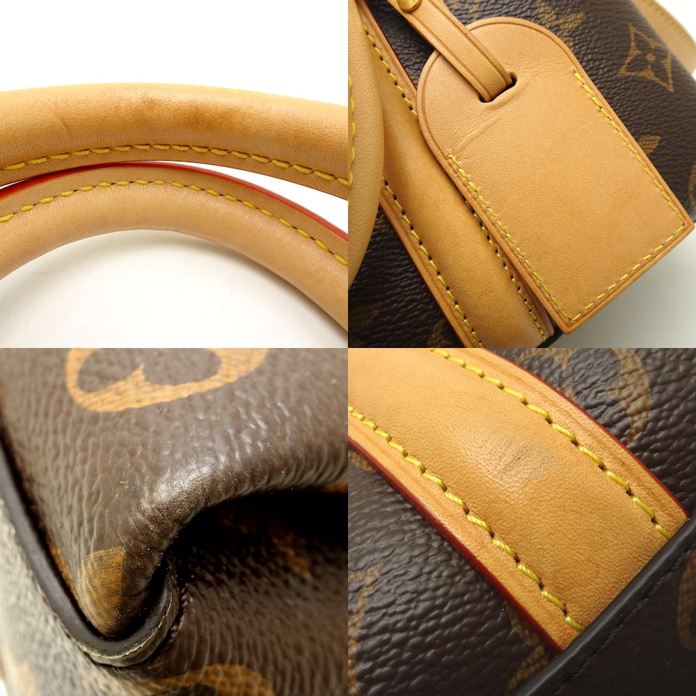 Louis Vuitton Monogram Soufflot BB 2Way Bag Brown