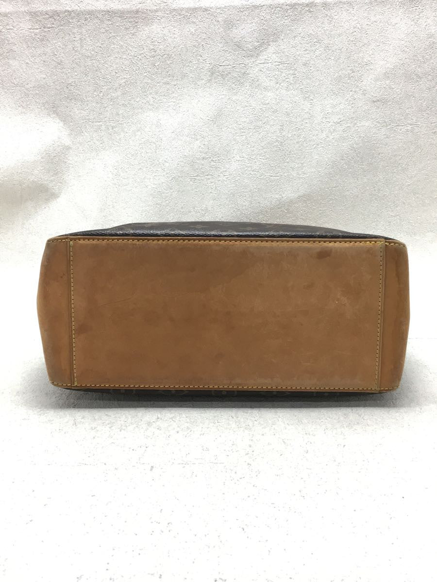 Louis Vuitton Hippopo Monogram Hand Bag PVC Brown