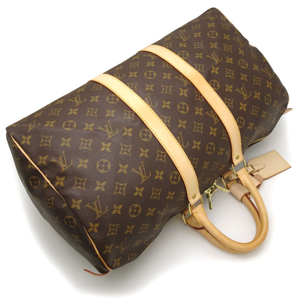 Louis Vuitton Monogram  Keepall 45 Boston Bag Brown