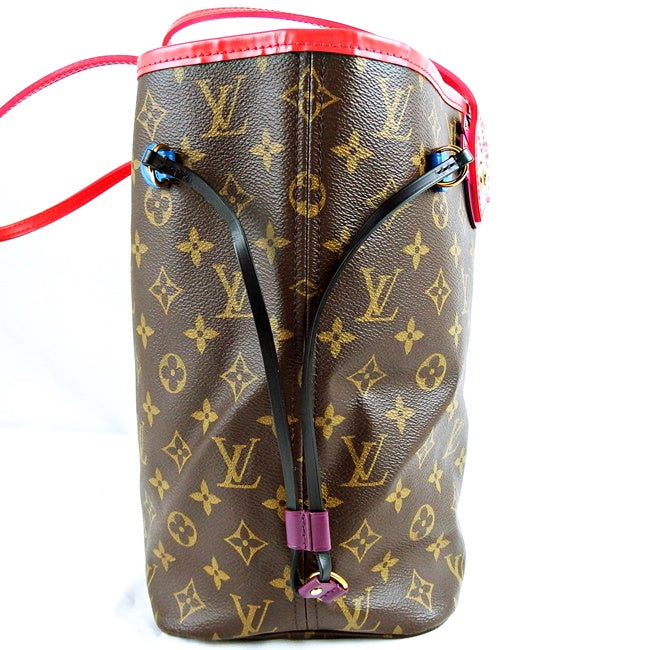 Louis Vuitton Monogram Neverfull MM Totem Tote Bag