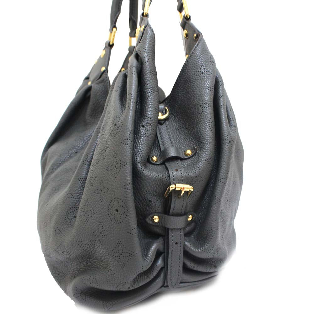 Louis Vuitton Mahina XL Shoulder Bag Gray Monogram