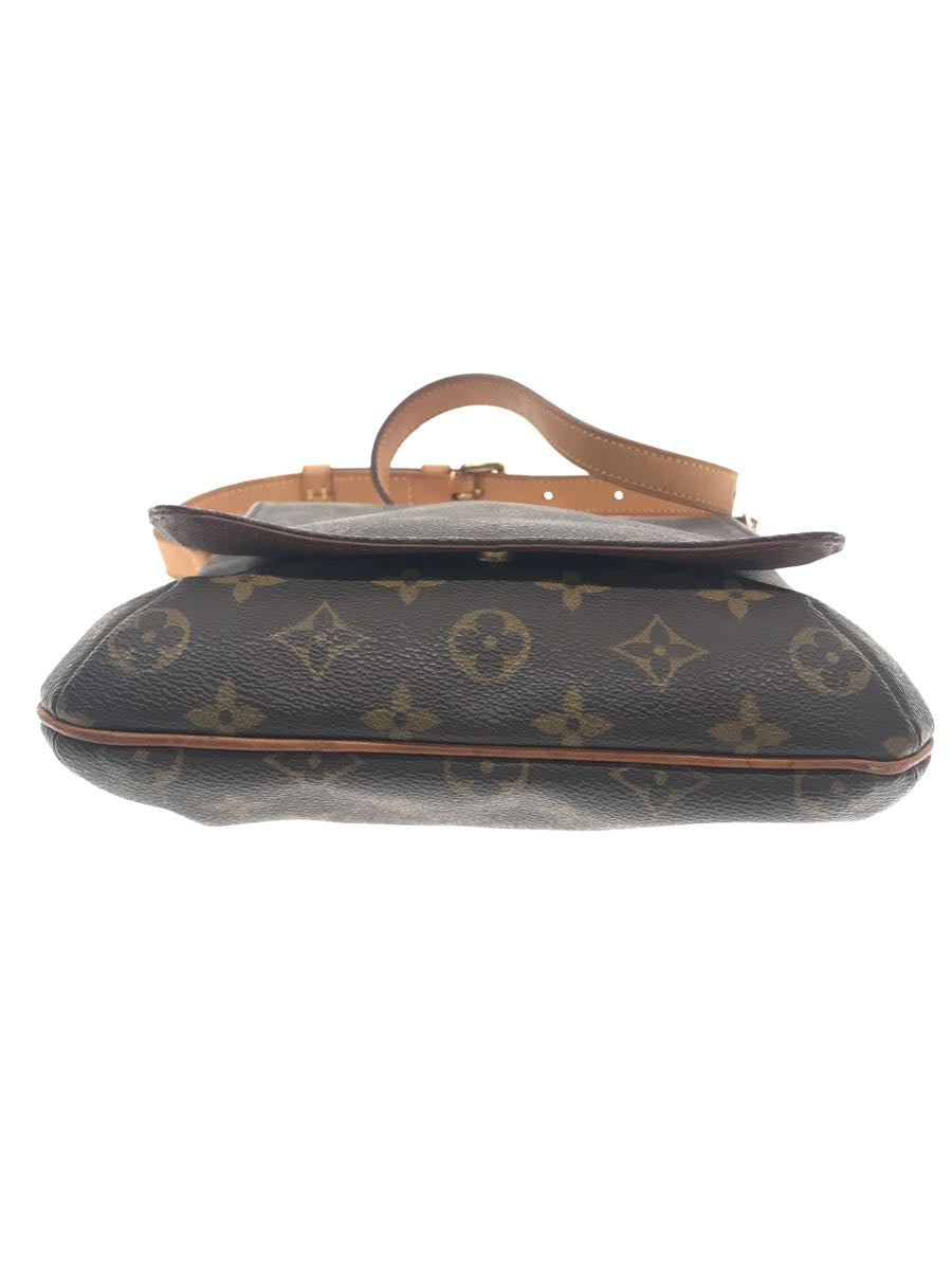 Louis Vuitton M tte Salsa Long Shoulder Monogram Canvas PVC Brown