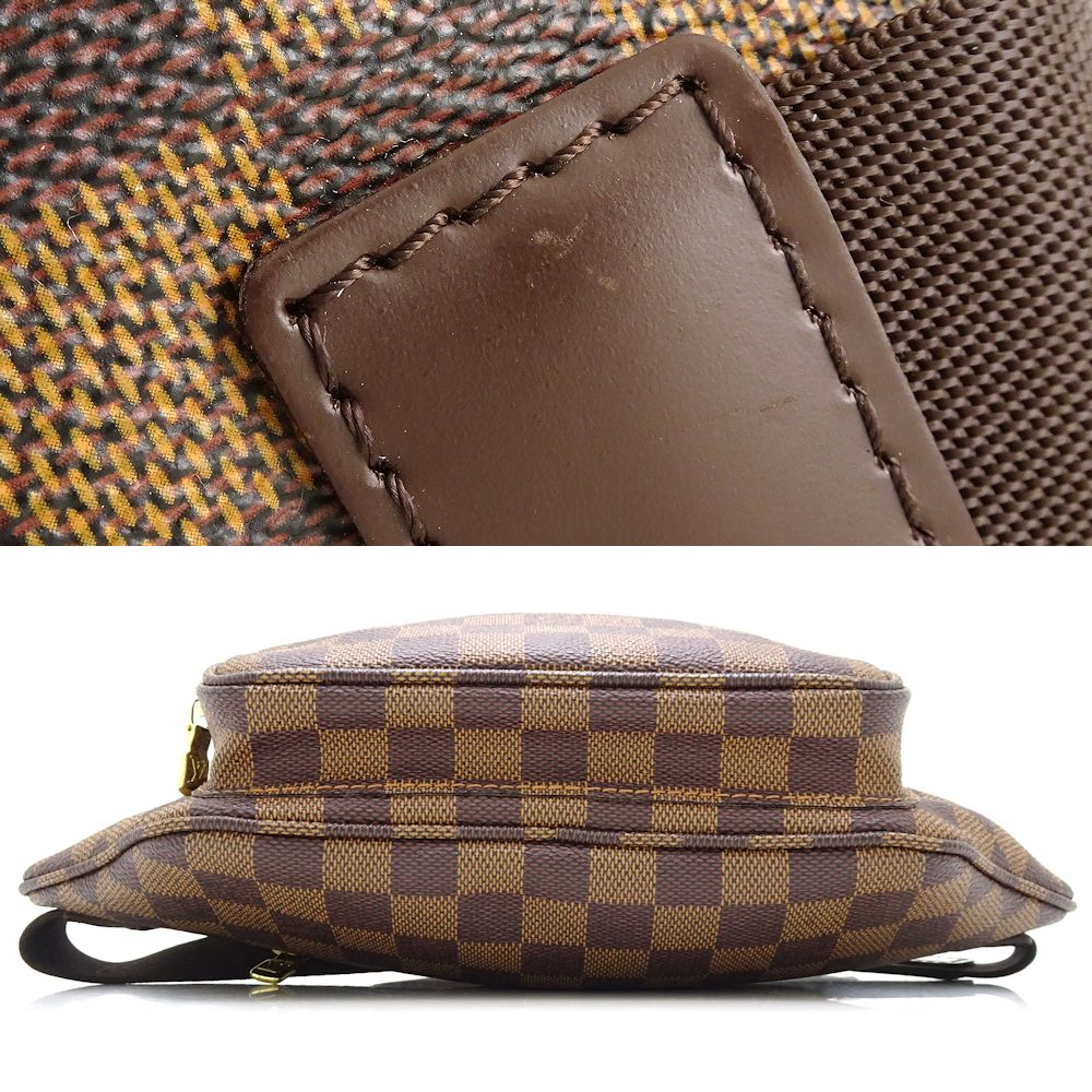 Louis Vuitton Damier Bum Bag Melville Body Bag Ebene