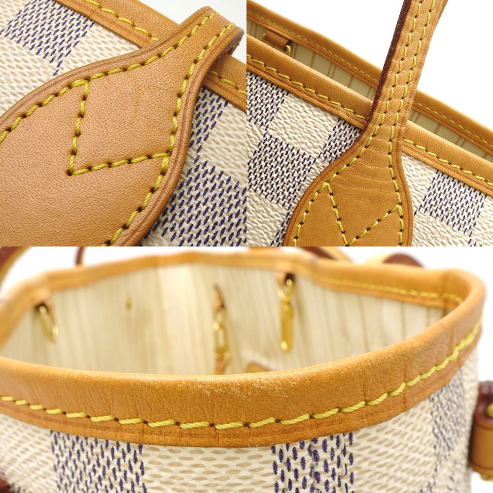 Louis Vuitton Damier Azur Neverfull PM Tote Bag
