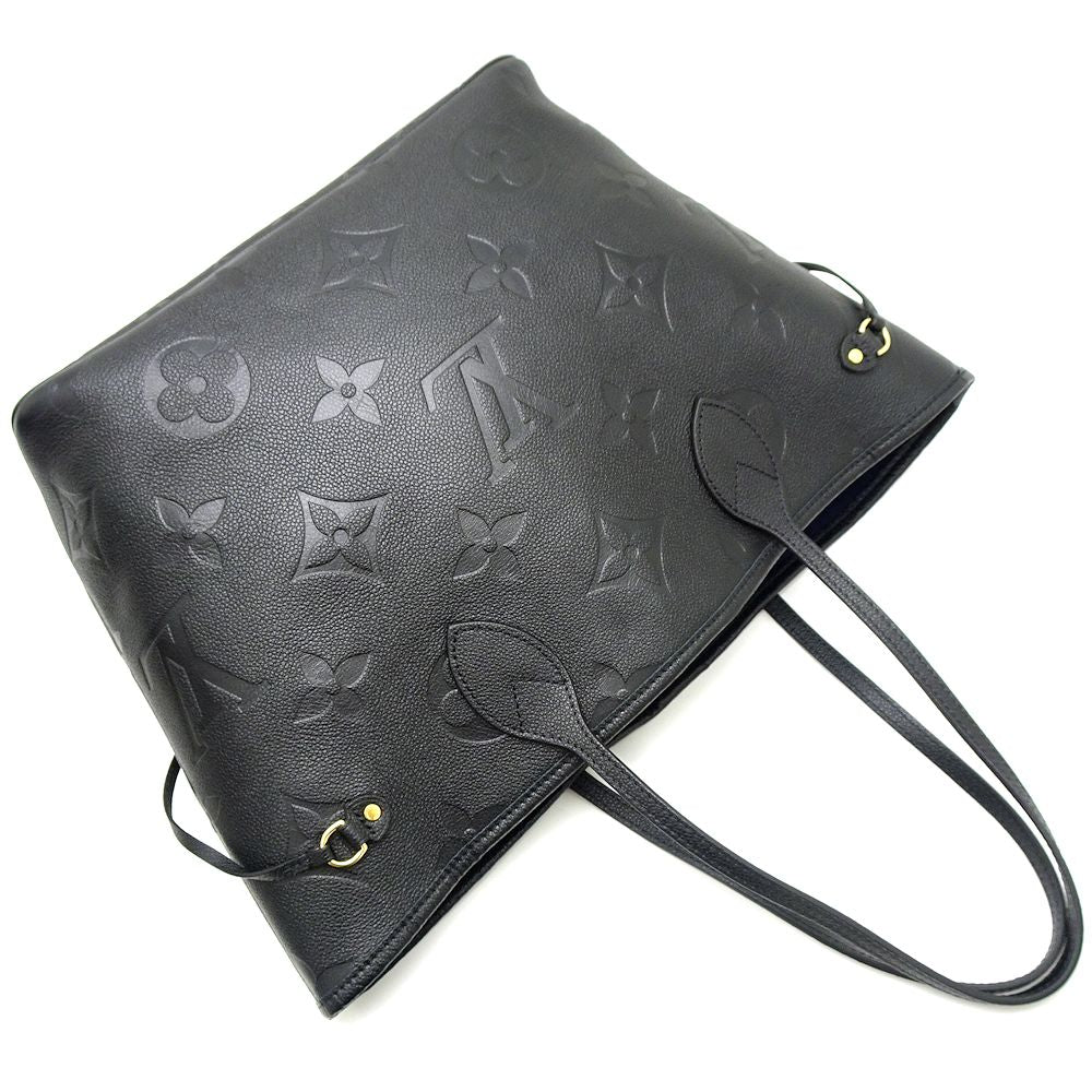 Louis Vuitton Neverfull MM Tote Bag Monogram Implant Noir