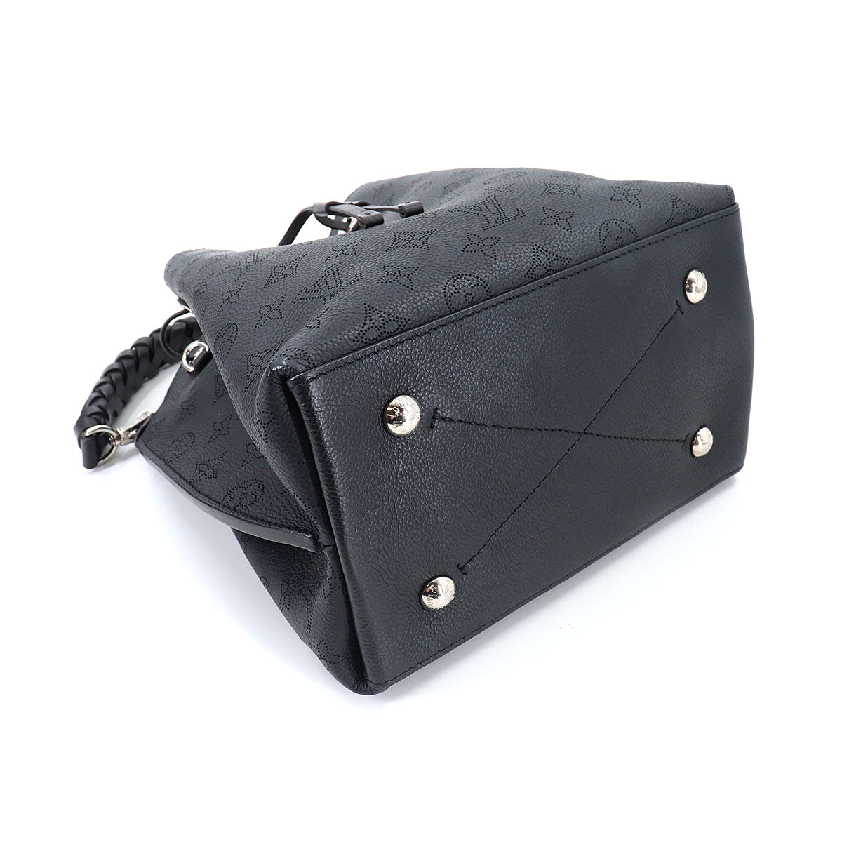 Louis Vuitton Mahina Muria 2 Way Hand Shoulder Bag Leather Noir