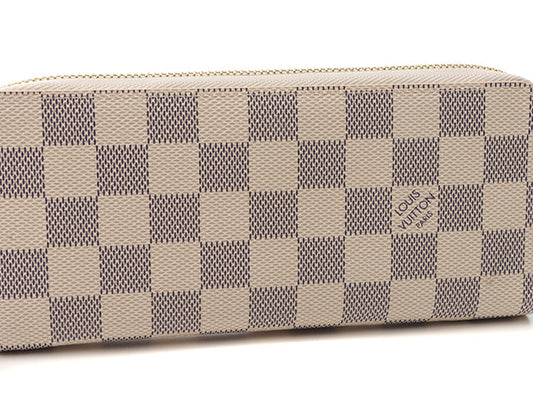 Louis Vuitton Round Long Wallet Portefeuille Clemence Azure