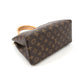 Louis Vuitton Monogram Petit Palais PM 2 Way Hand Shoulder Bag Brown