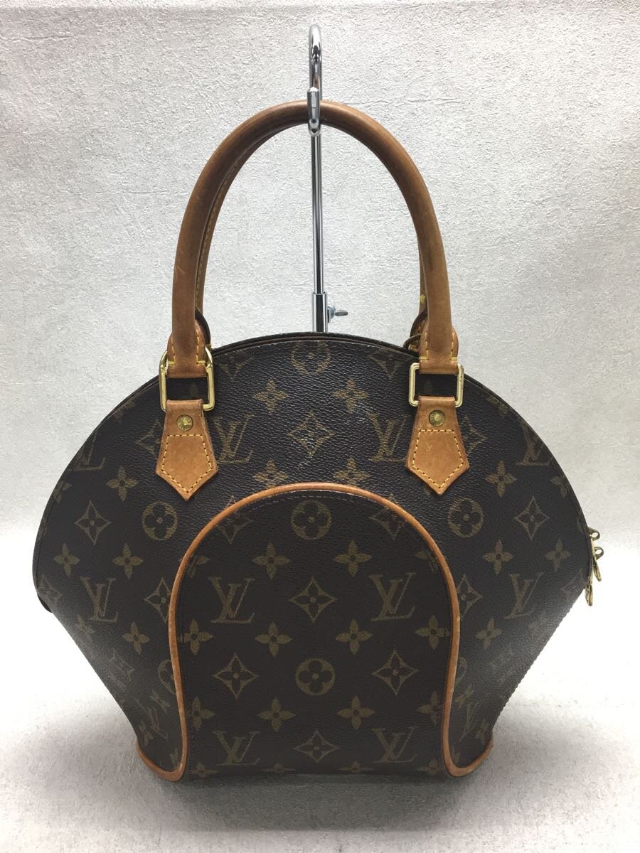 Louis Vuitton Ellipse PM Hand Bag Monogram Canvas PVC Brown