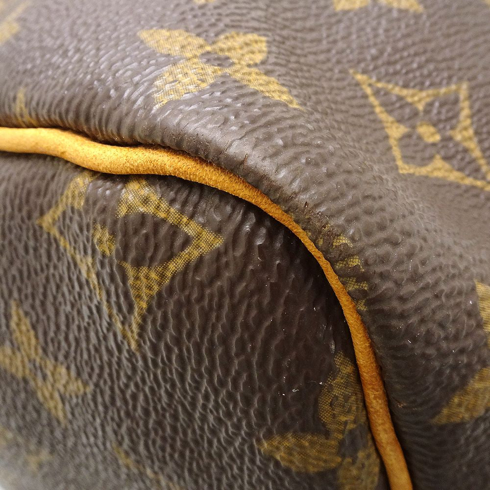 Louis Vuitton Monogram Speedy 30 Handbag Brown