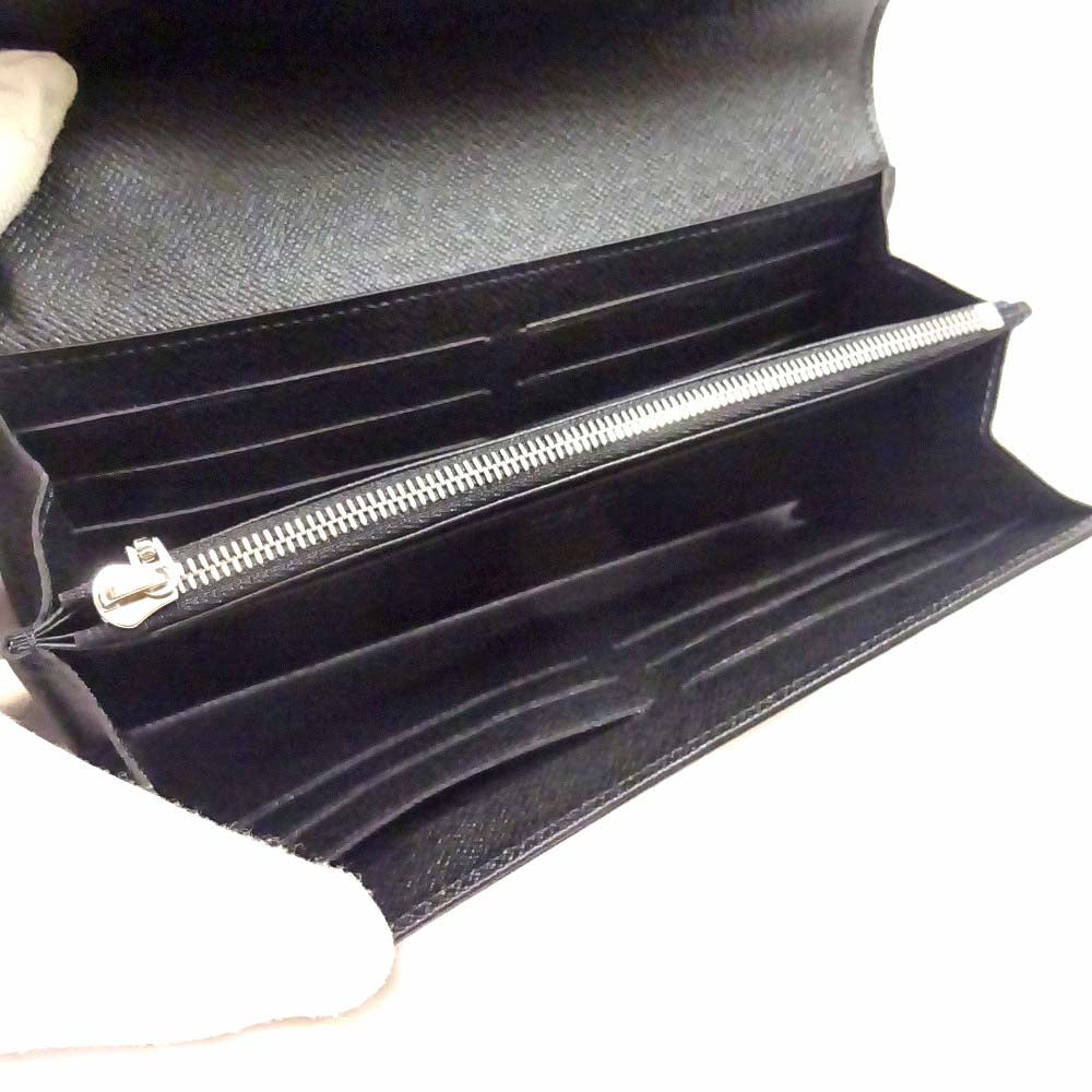 Louis Vuitton Epi Portefeuille Twist Long Wallet Black