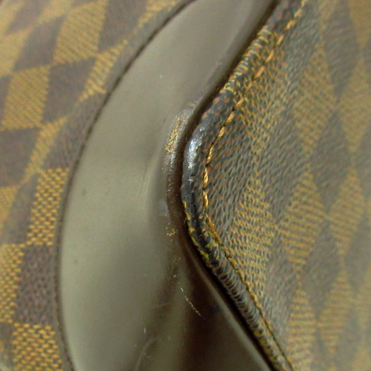 Louis Vuitton Hampstead PM Handbag Ebene Damier Canvas
