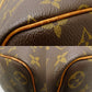 Louis Vuitton Monogram Keepall 45 Handbag Brown