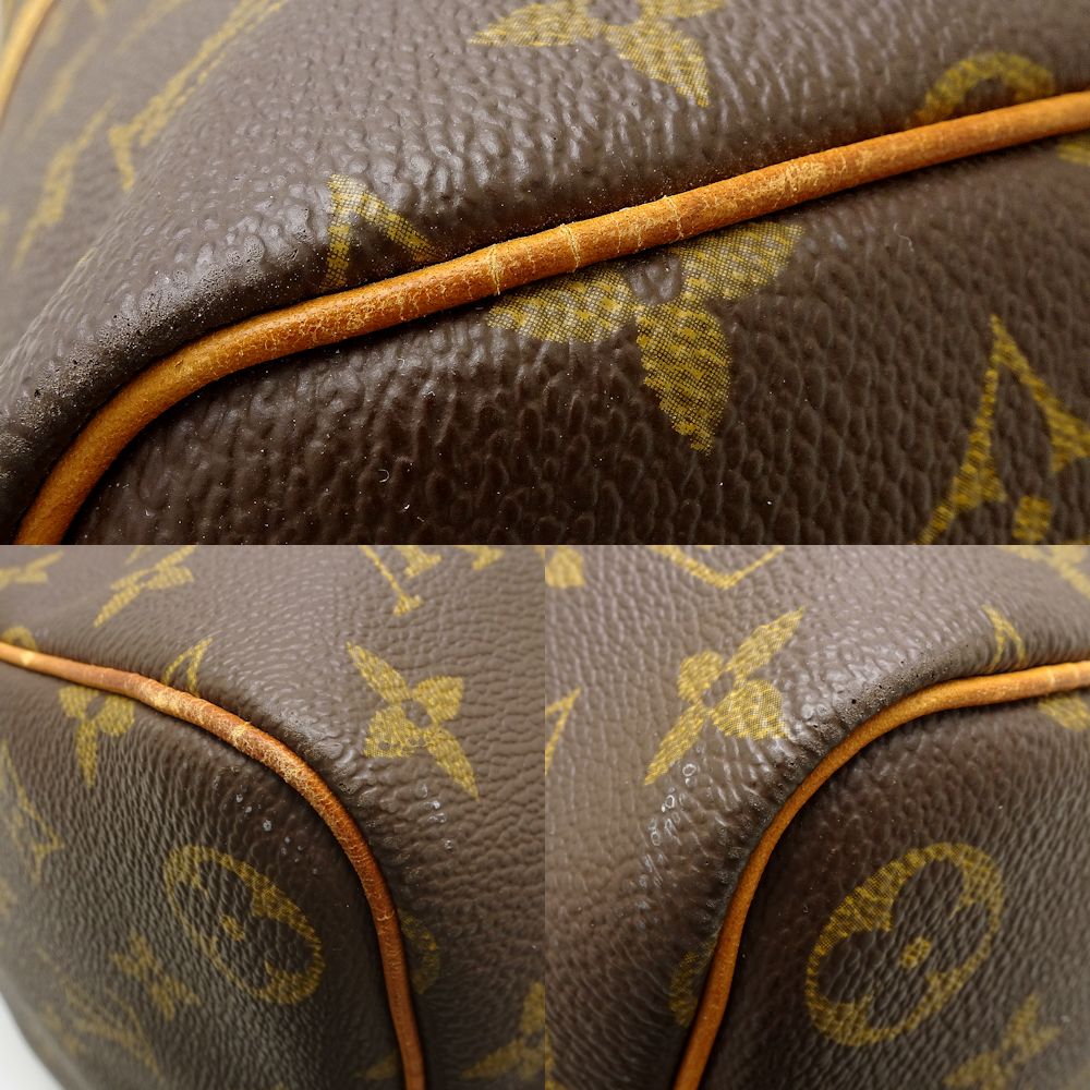 Louis Vuitton Monogram Keepall 45 Handbag Brown