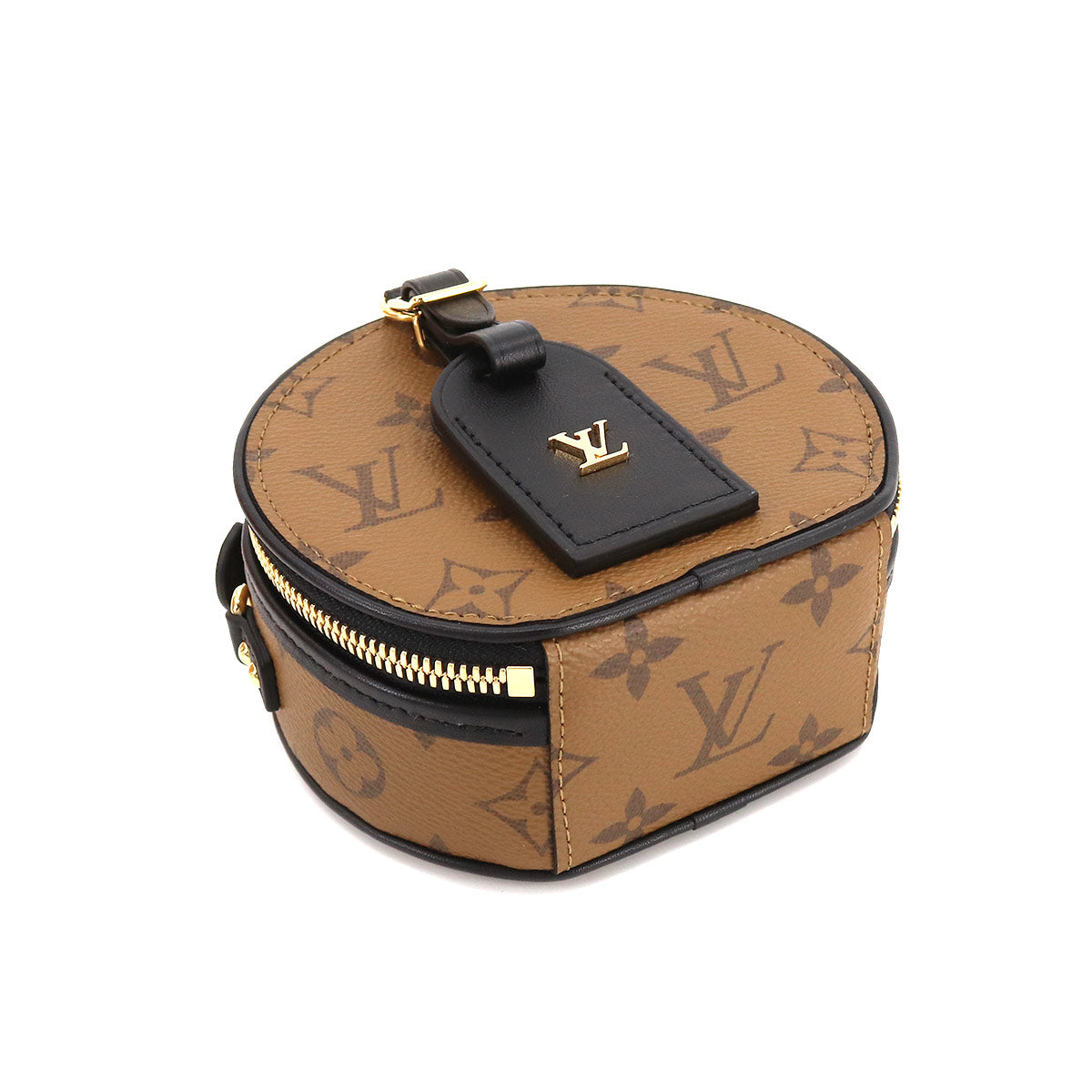 Louis Vuitton Monogram Reverse Mini Boite Chapeau Shoulder Bag Brown