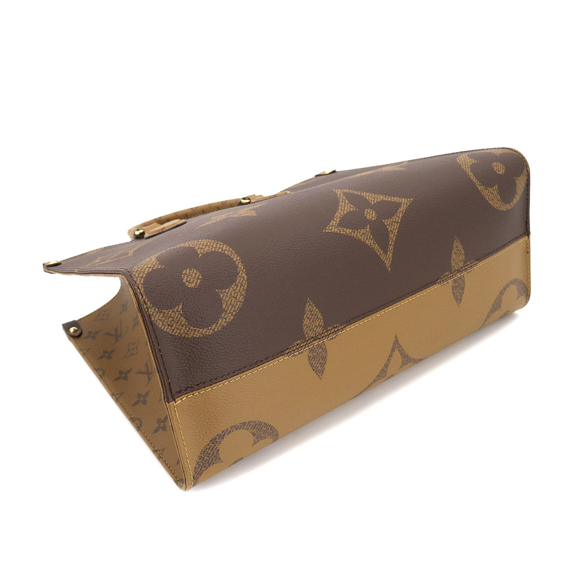 Louis Vuitton Giant Monogram On The Go MM 2 Way Tote Shoulder Bag