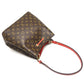 Louis Vuitton NeoNoe Monogram Coquelicot Shoulder Bag Red