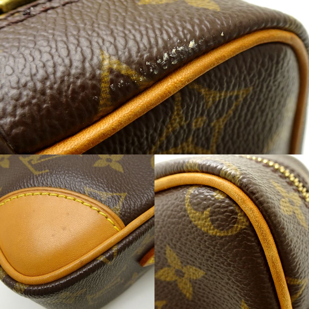 Louis Vuitton Monogram Shoulder Bag Brown