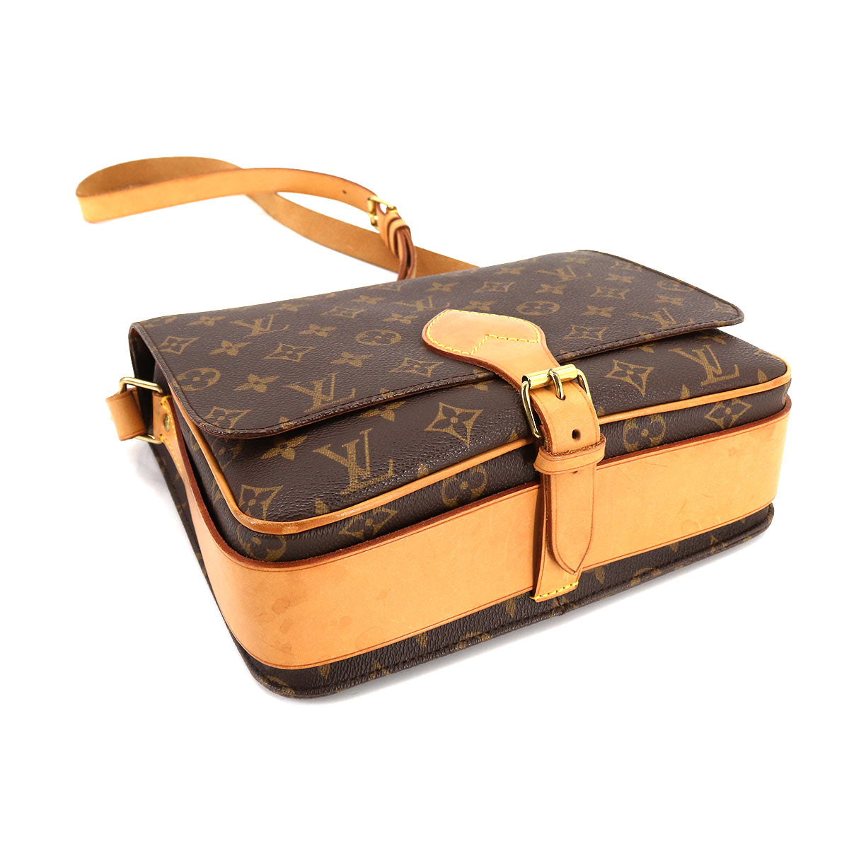 Louis Vuitton Monogram Cult Ciel Shoulder Bag Brown