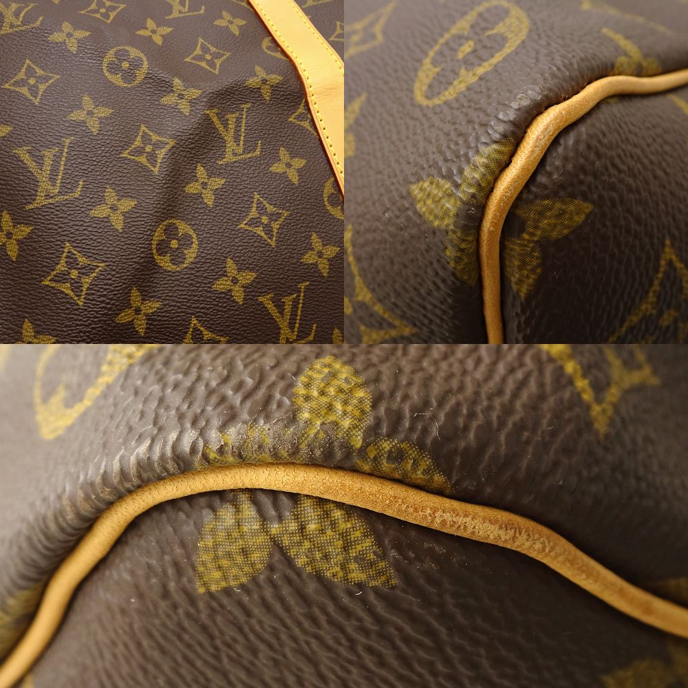 Louis Vuitton Monogram Keepall 50 Boston Bag Brown
