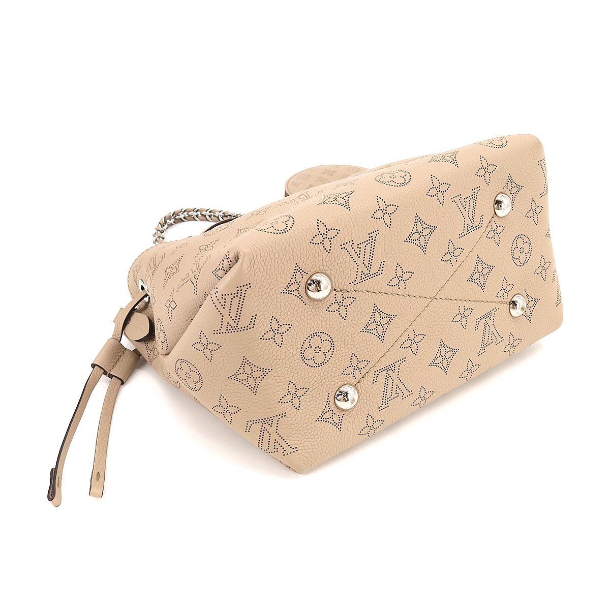 Louis Vuitton Mahina Bella Shoulder Bag Leather Galle Creme