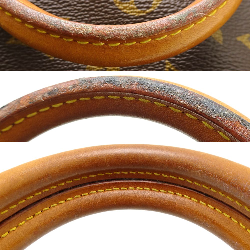 Louis Vuitton Monogram Speedy 30 Handbag Brown