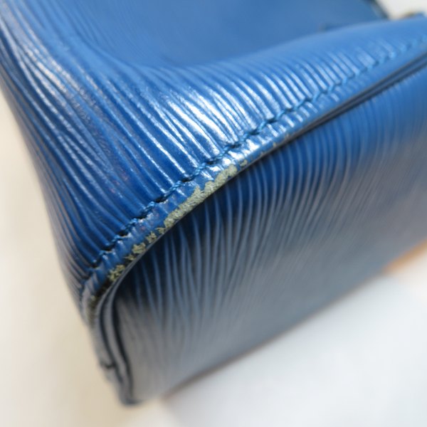 Louis Vuitton Epi Speedy 25 Bag Handbag Epi Leather Toledo Blue