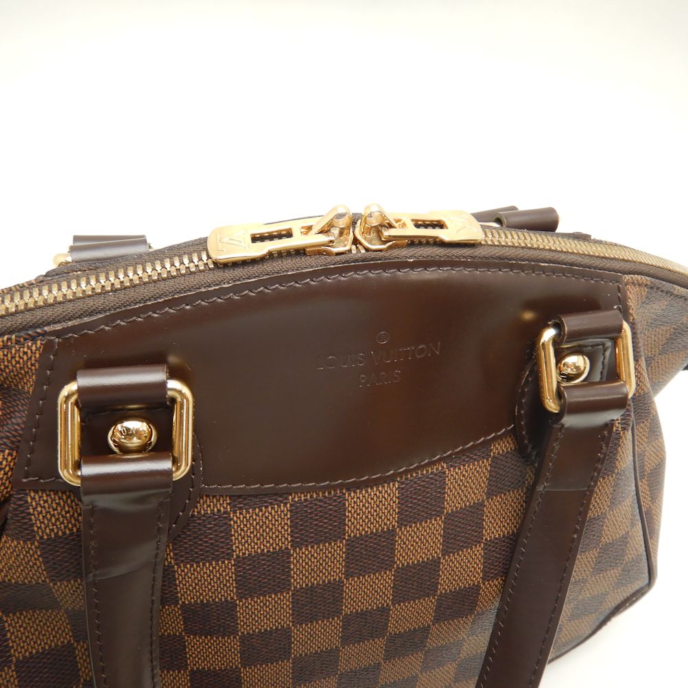 Louis Vuitton Damier Verona PM Shoulder Bag Brown