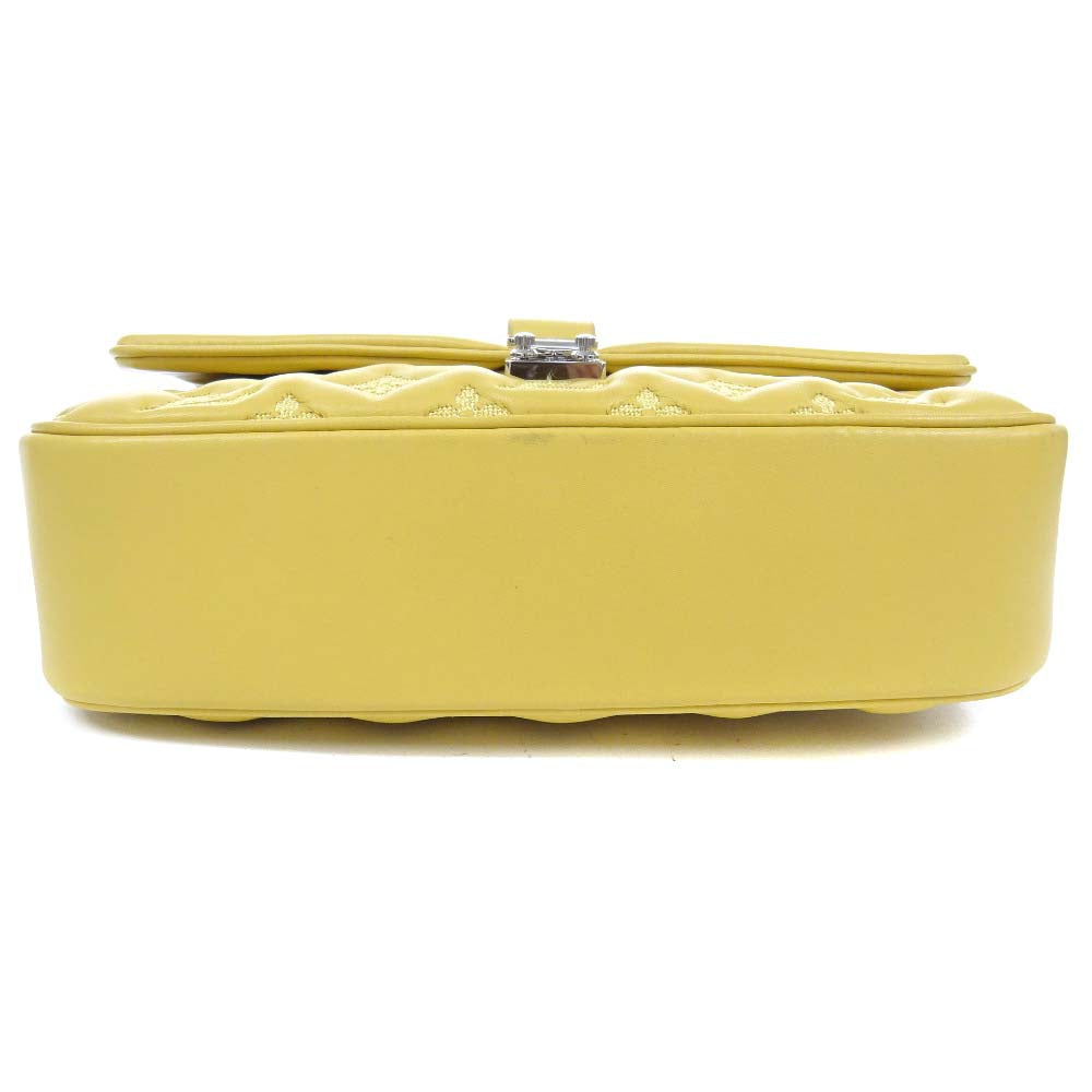 Louis Vuitton Pochette Monogram Chain Shoulder Bag Jaune Yellow
