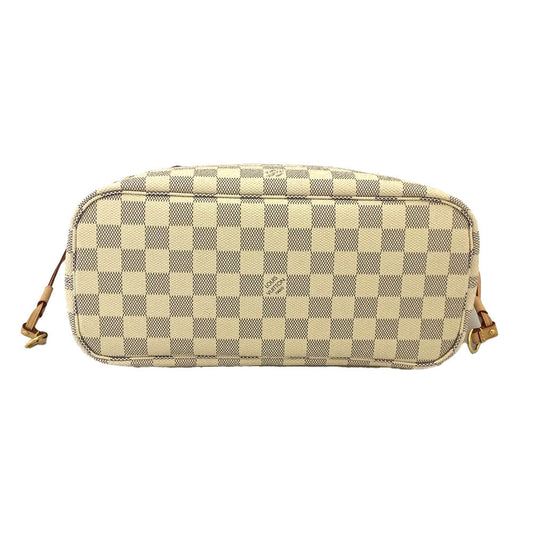 Louis Vuitton Neverfull PM Damier Azur White Tote Bag