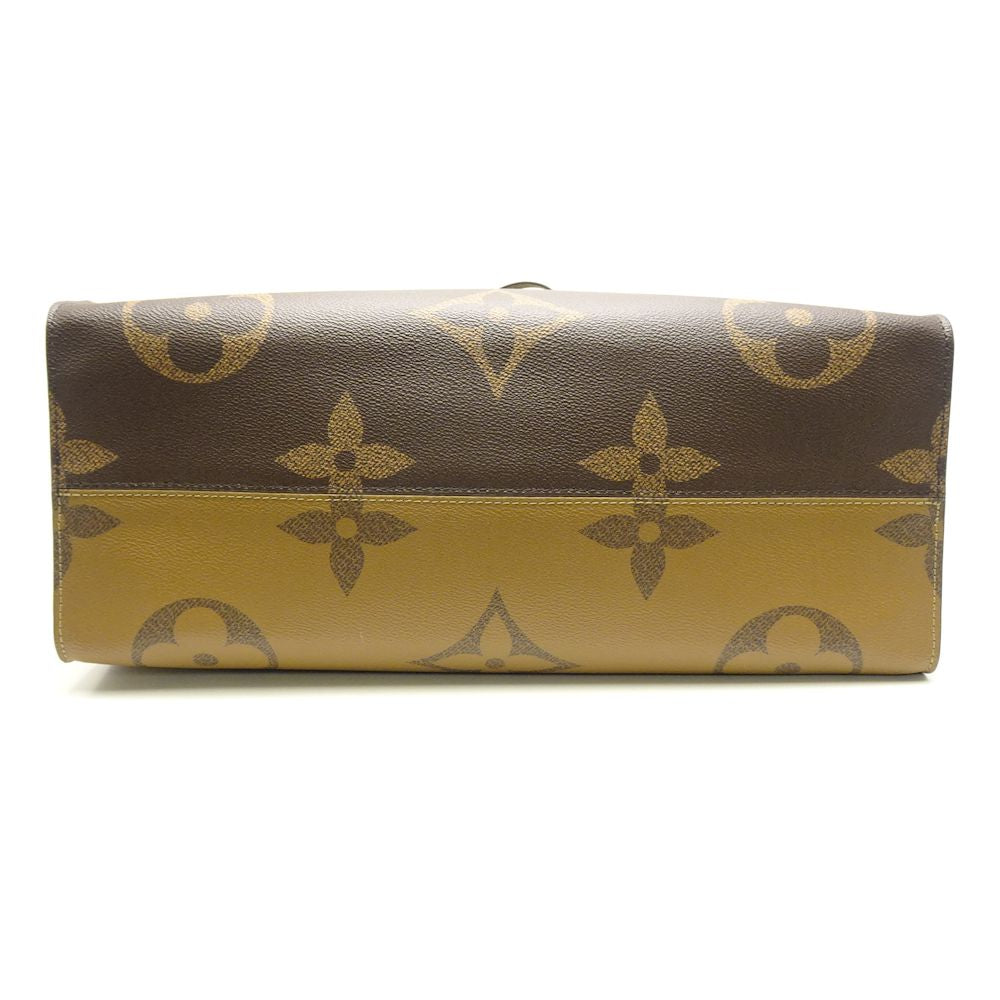 Louis Vuitton Monogram Reverse On The Go GM 2WAY Tote Bag