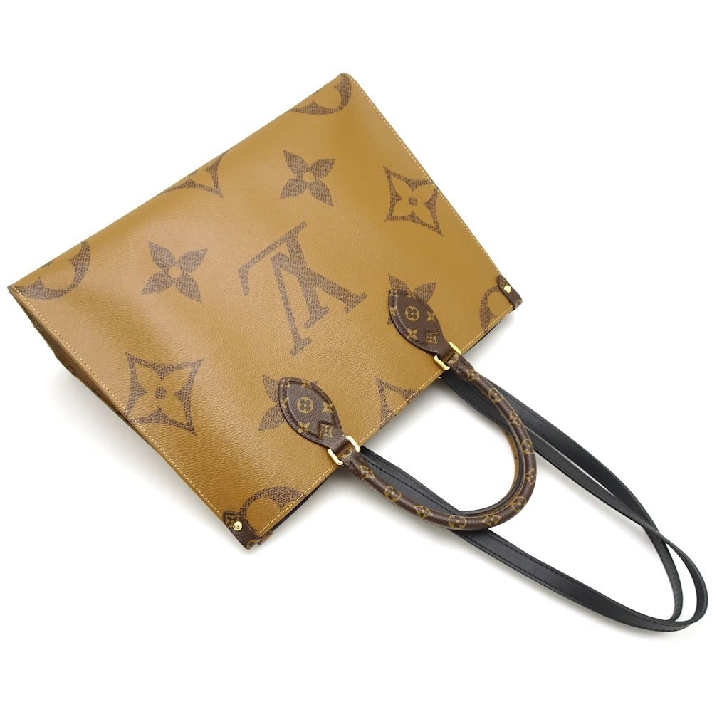 Louis Vuitton Monogram Giant Reverse On The Go MM Brown