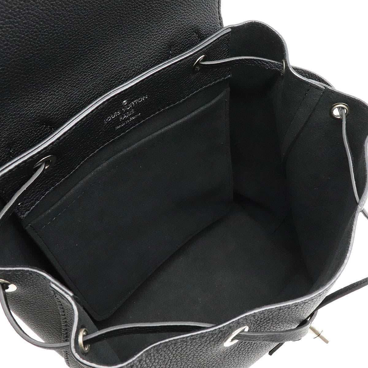 Louis Vuitton LockMe Backpack Rucksack Calf Leather Noir Black