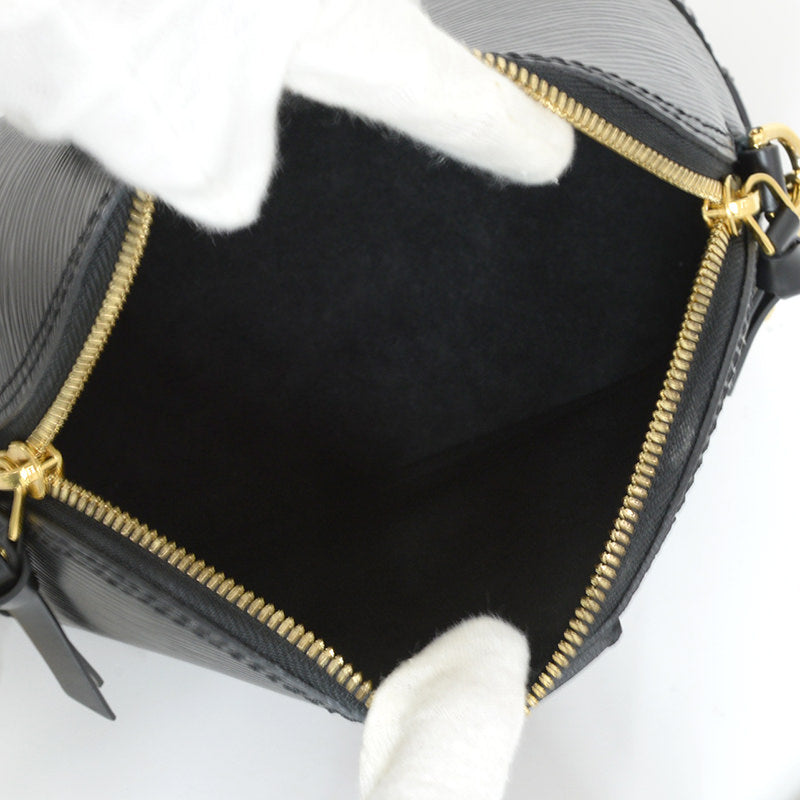 Louis Vuitton Alma Mini Chain Epi Noir Black