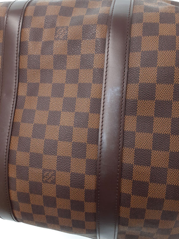 Louis Vuitton Damier Keepall Bandouliere 55 Handbag