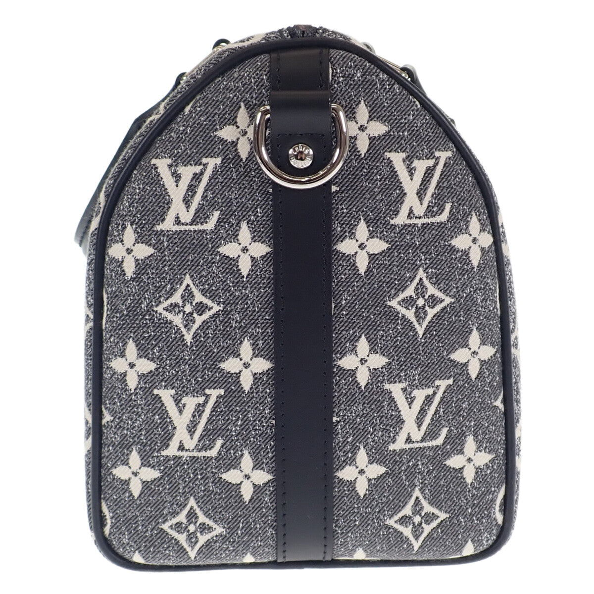 Louis Vuitton Speedy Bandouliere 25 Monogram Jacquard Denim Black