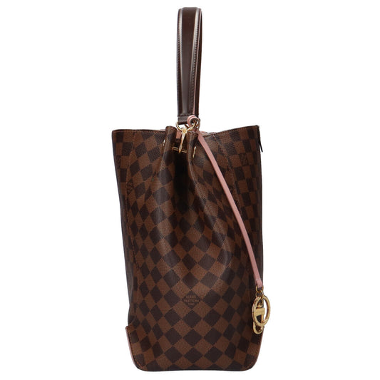 Louis Vuitton Kaiser Hobo Damier Ebene Shoulder Bag Canvas