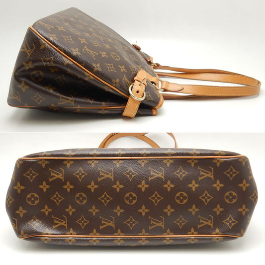 Louis Vuitton Monogram Batignolles Horizontal Tote Bag Brown