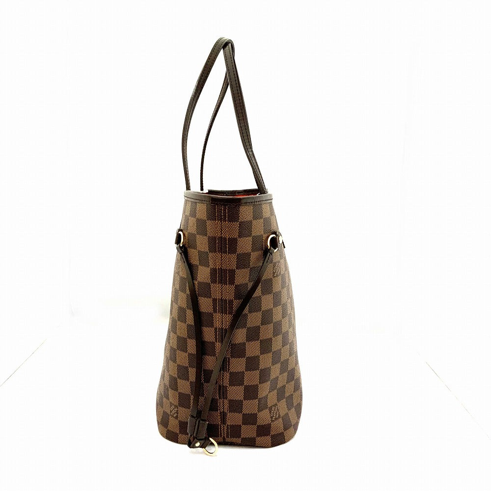 Louis Vuitton Neverfull MM Tote Bag Damier Ebene Brown