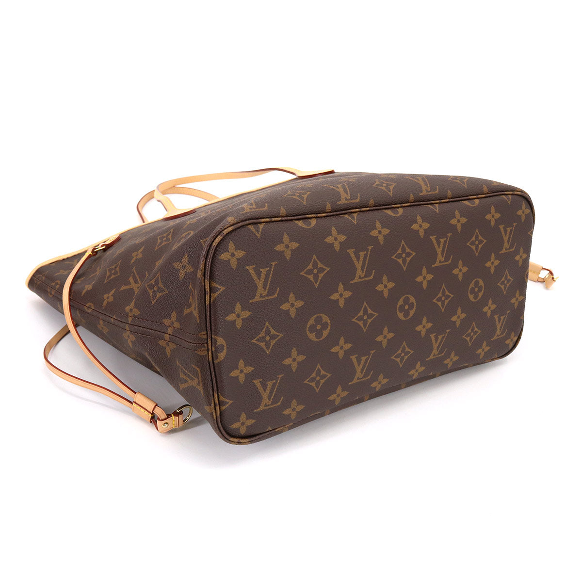 Louis Vuitton Monogram Neverfull MM Tote Bag Brown
