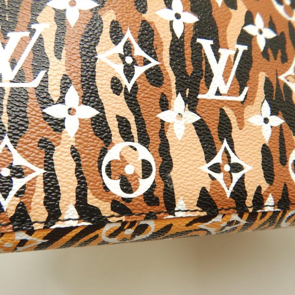 Louis Vuitton NeoNoe Monogram Jungle Shoulder Bag Orange