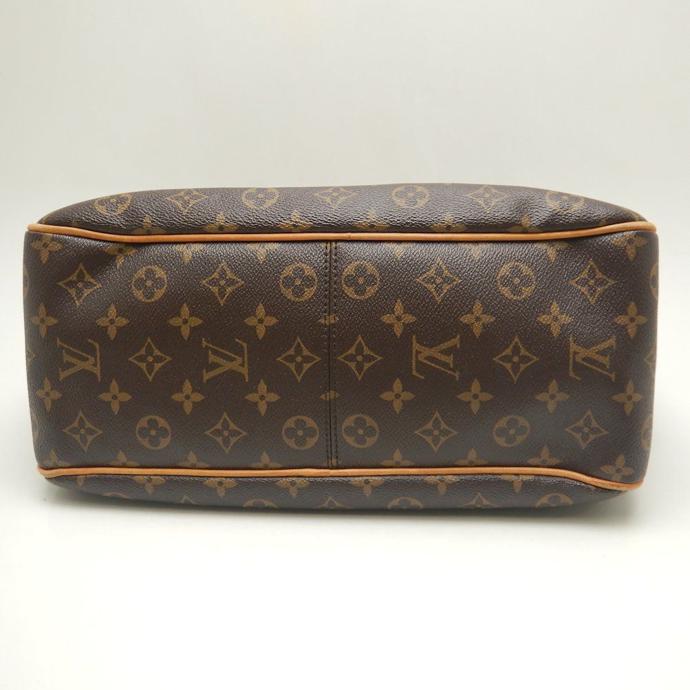Louis Vuitton Monogram Delightful MM Shoulder Bag Brown