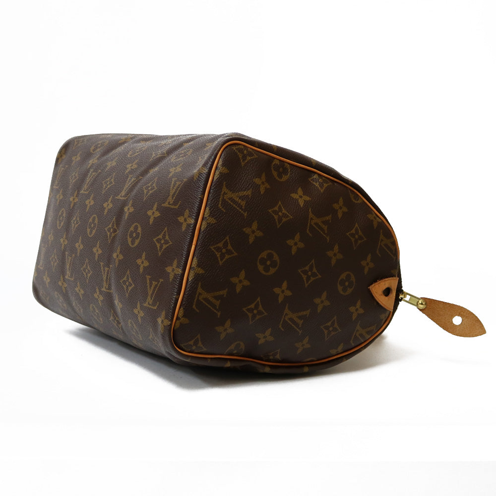 Louis Vuitton Speedy 30 Monogram Handbag Brown