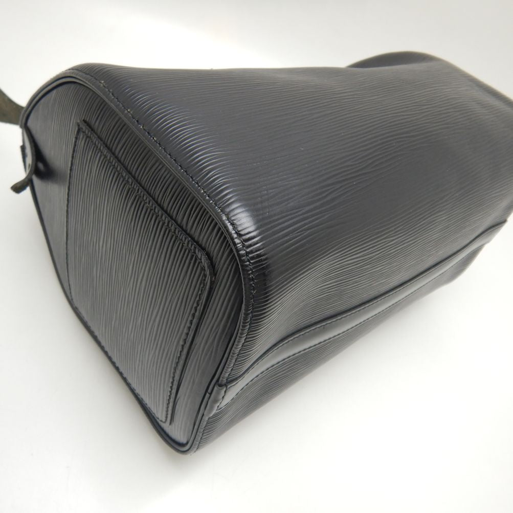 Louis Vuitton Epi Speedy 25 Handbag Noir