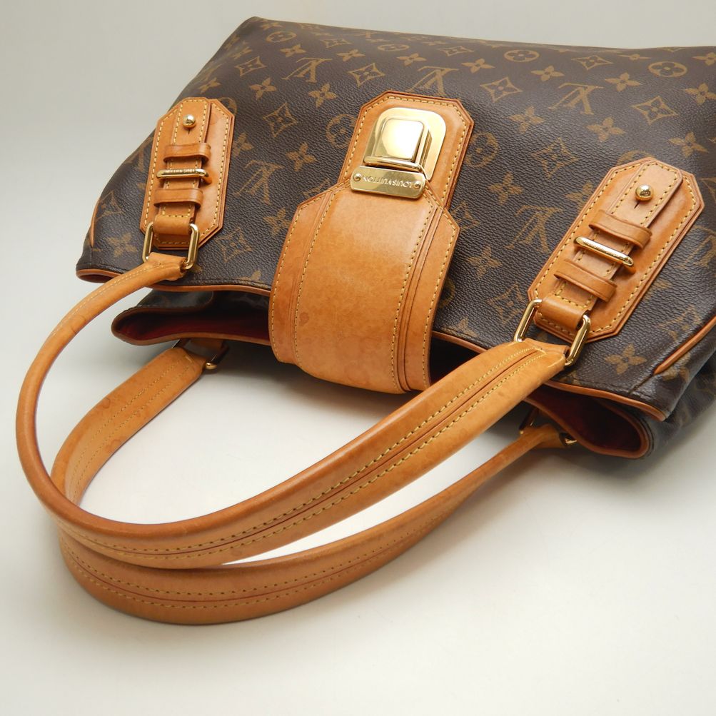 Louis Vuitton Monogram Greet Tote Bag Brown