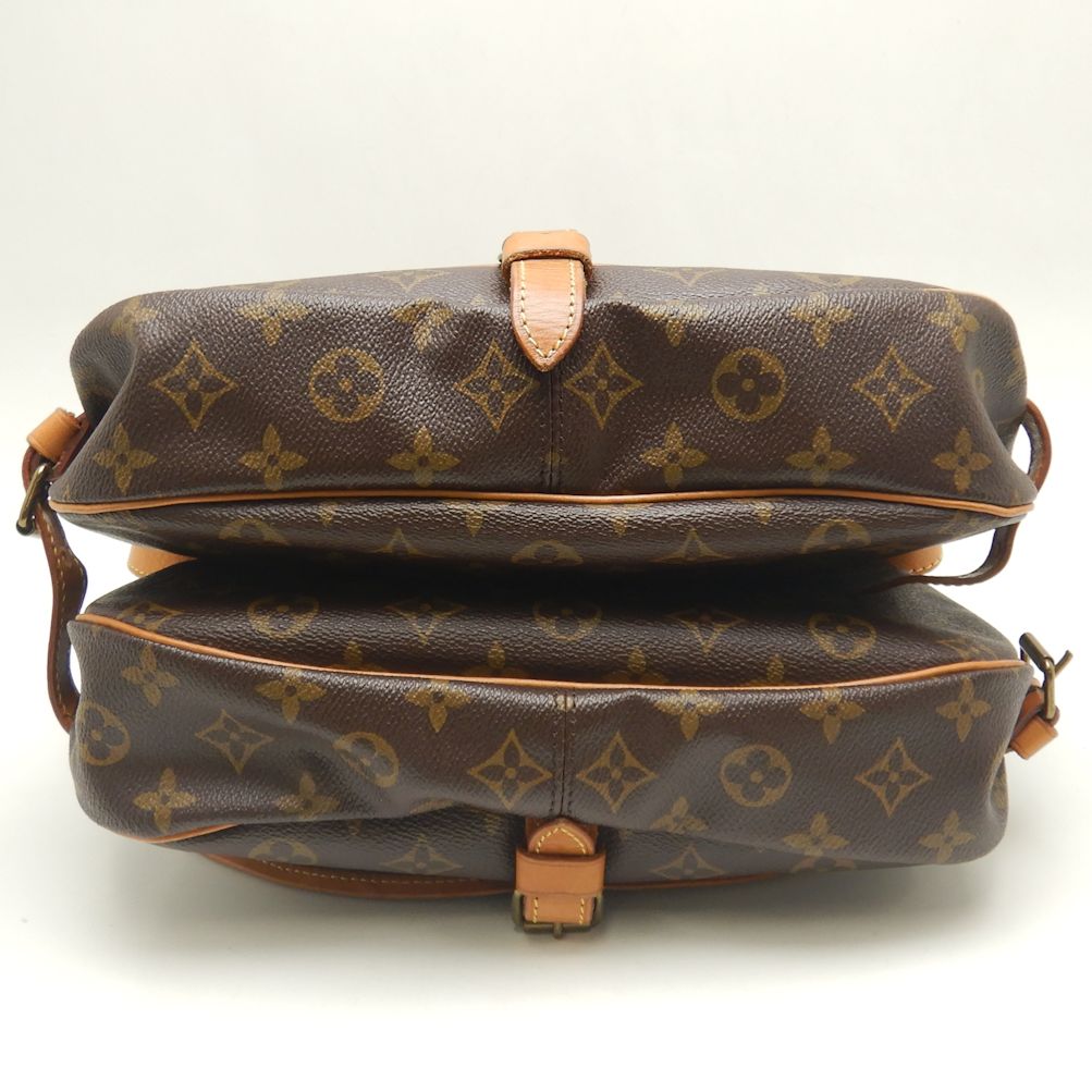 Louis Vuitton Monogram Saumur 30 Shoulder Bag Brown