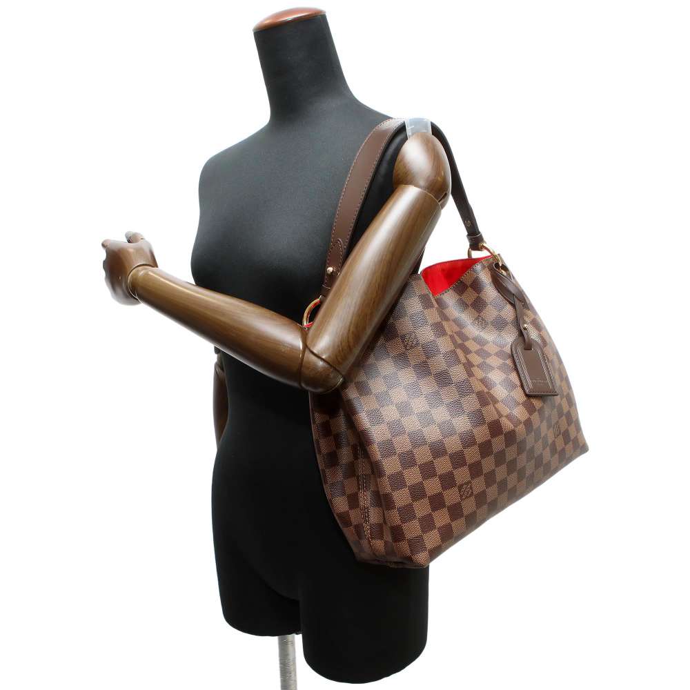 Louis Vuitton Shoulder Bag Damier Ebene Graceful PM