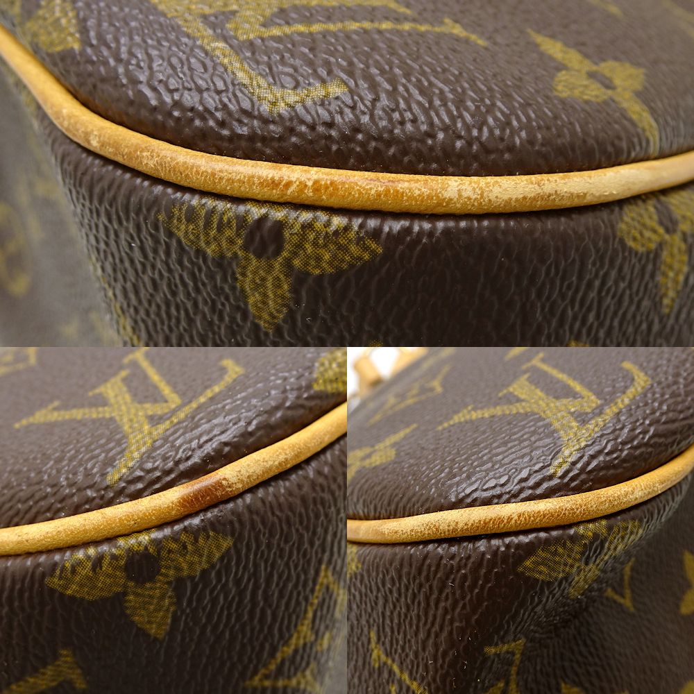 Louis Vuitton Monogram Batignolles Horizontal Crossbody Shoulder Bag Brown